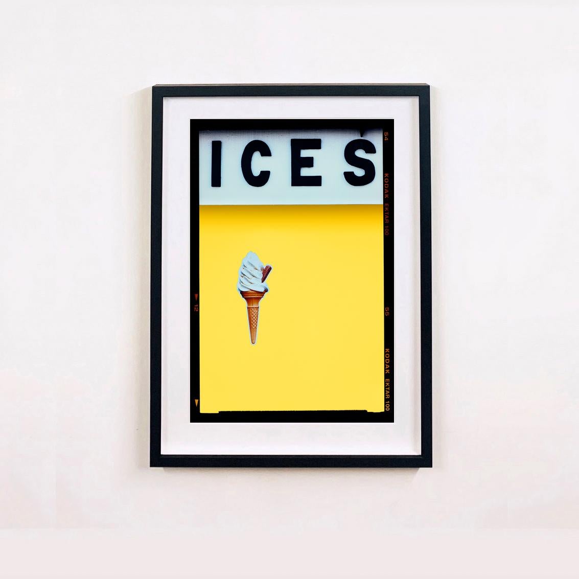 ICES Yellow Set of Three Framed Artworks - Pop Art Color Photograph For Sale 6