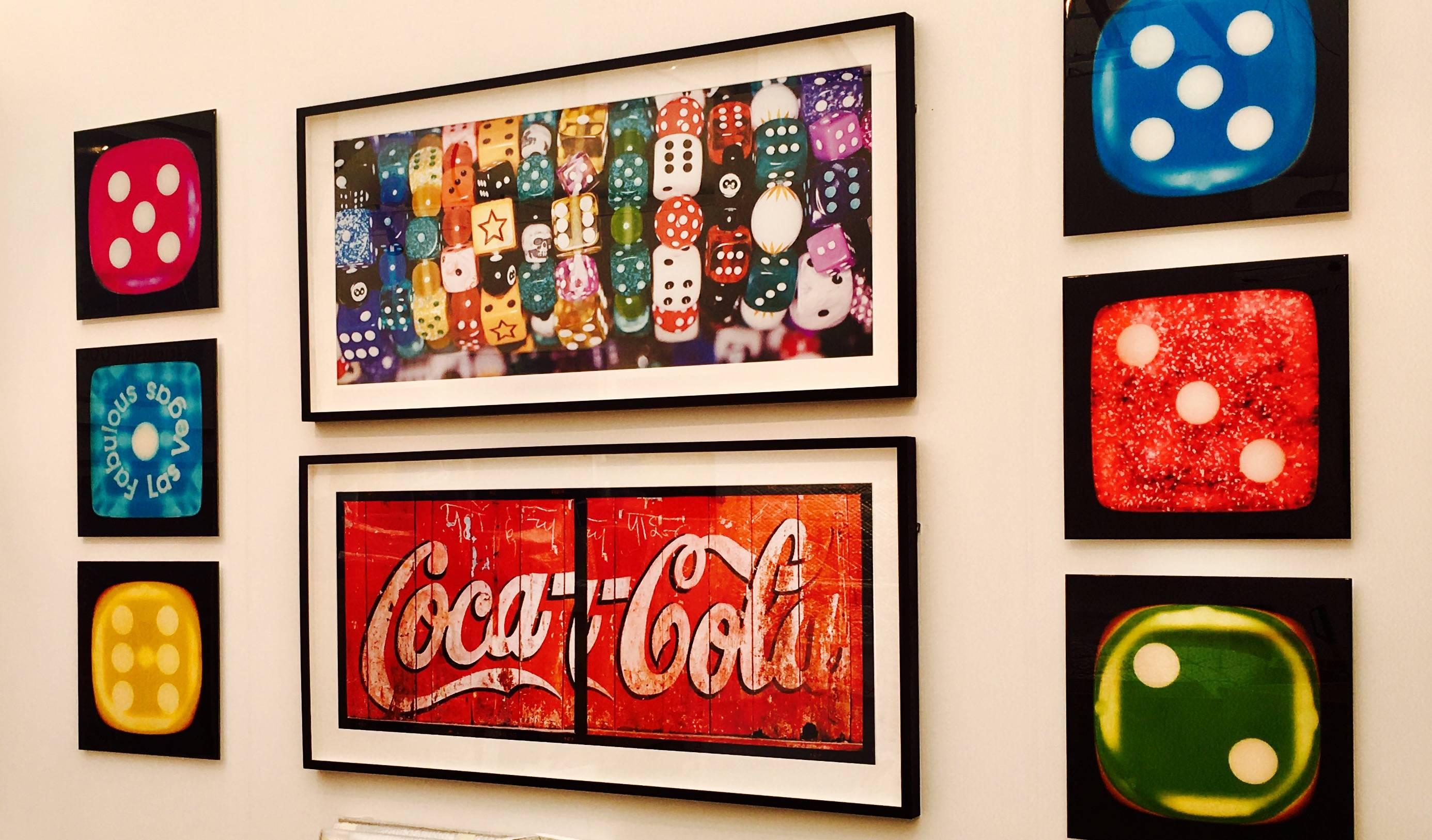 Indian Coca-Cola, Darjeeling, West Bengal - Contemporary Color Photography - Red Print by Richard Heeps