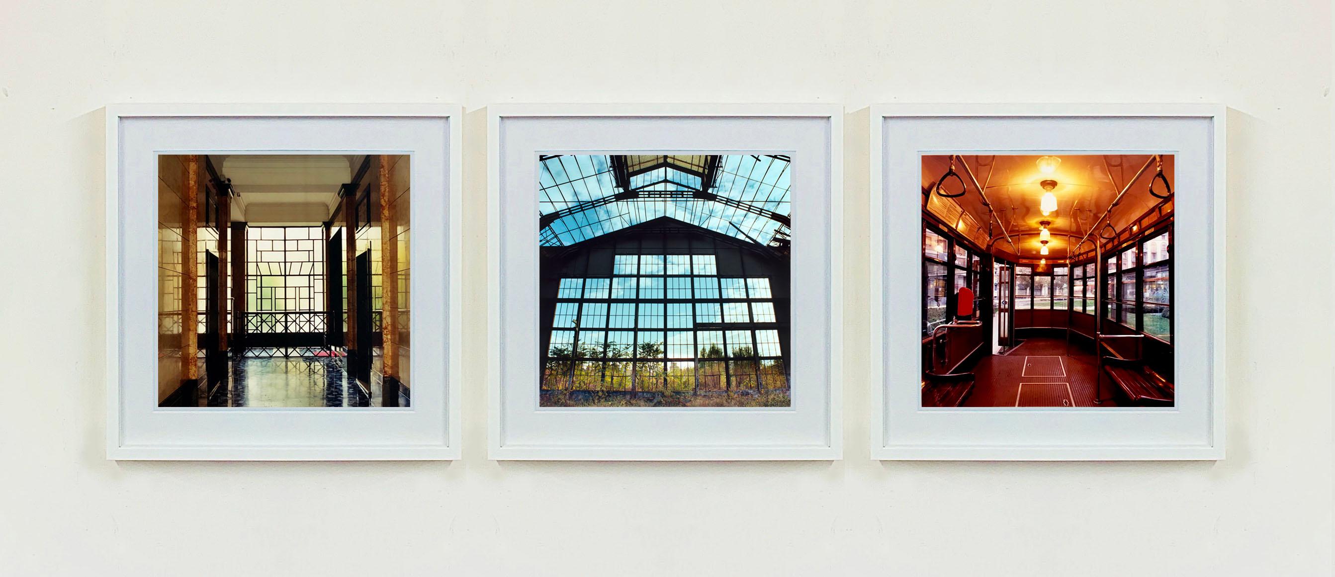 Italian Photography Trio - Set of Three Square Framed Color Photographs of Milan - Print by Richard Heeps