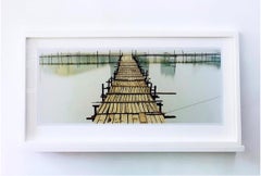 Jetty (panorama), Xuzhou, Jiangsu - Chinese waterscape, color photography