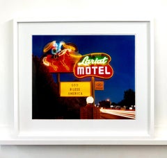 Lariat Motel II, Fallon, Nevada - Neon, Americana, Color Photography