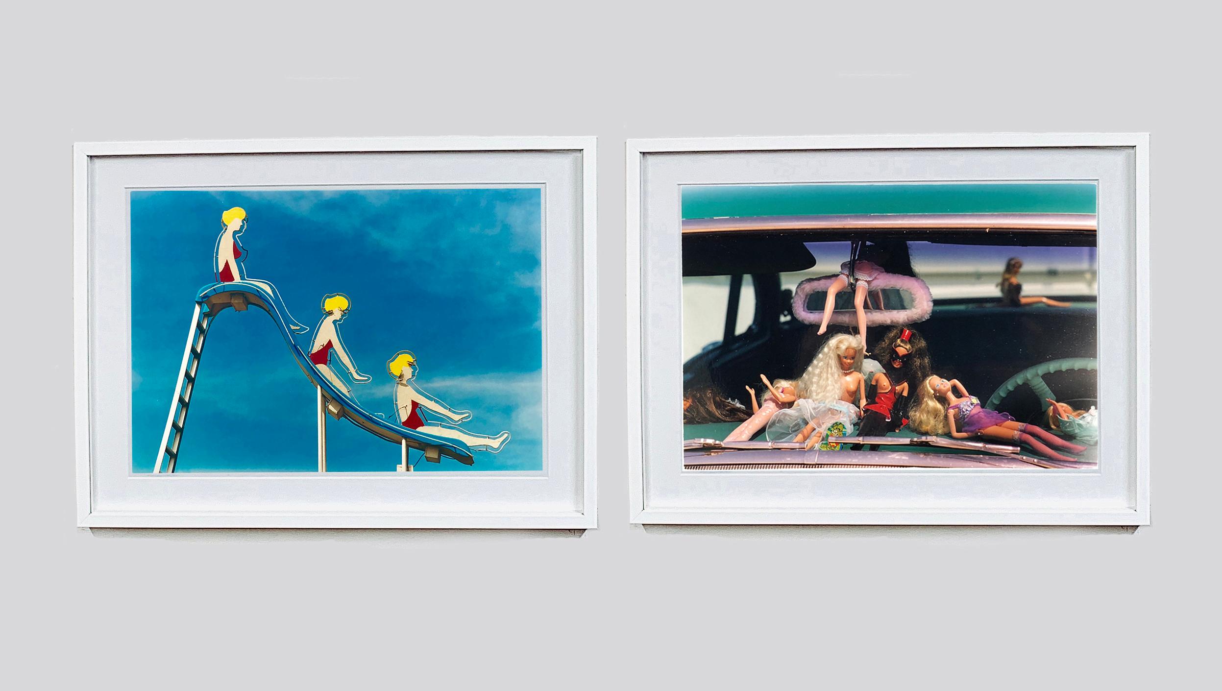 Las Vegas Pool Supplies, perfect pop-art kitsch from Richard Heeps Dream in Color series, in this American roadside 'Sign Porn' photography.

This artwork is a limited edition of 25, gloss photographic print, dry-mounted to aluminium, presented in a