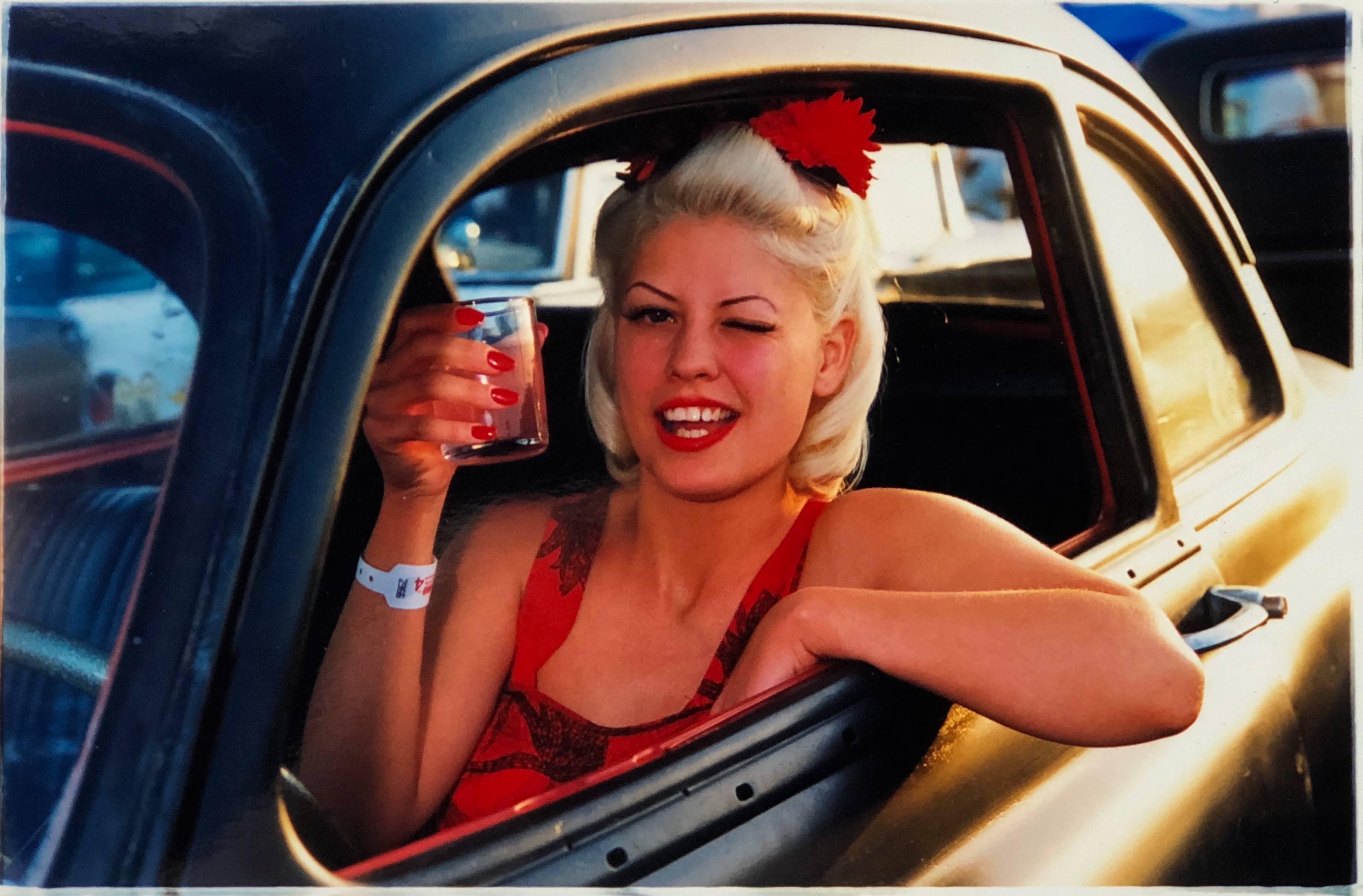 Lisa - Dragstrip Girl, Las Vegas - Contemporary portrait color photography