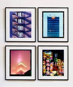 London, Milan, New York, Hong Kong (V2) - Set of Four Framed Color Photographs