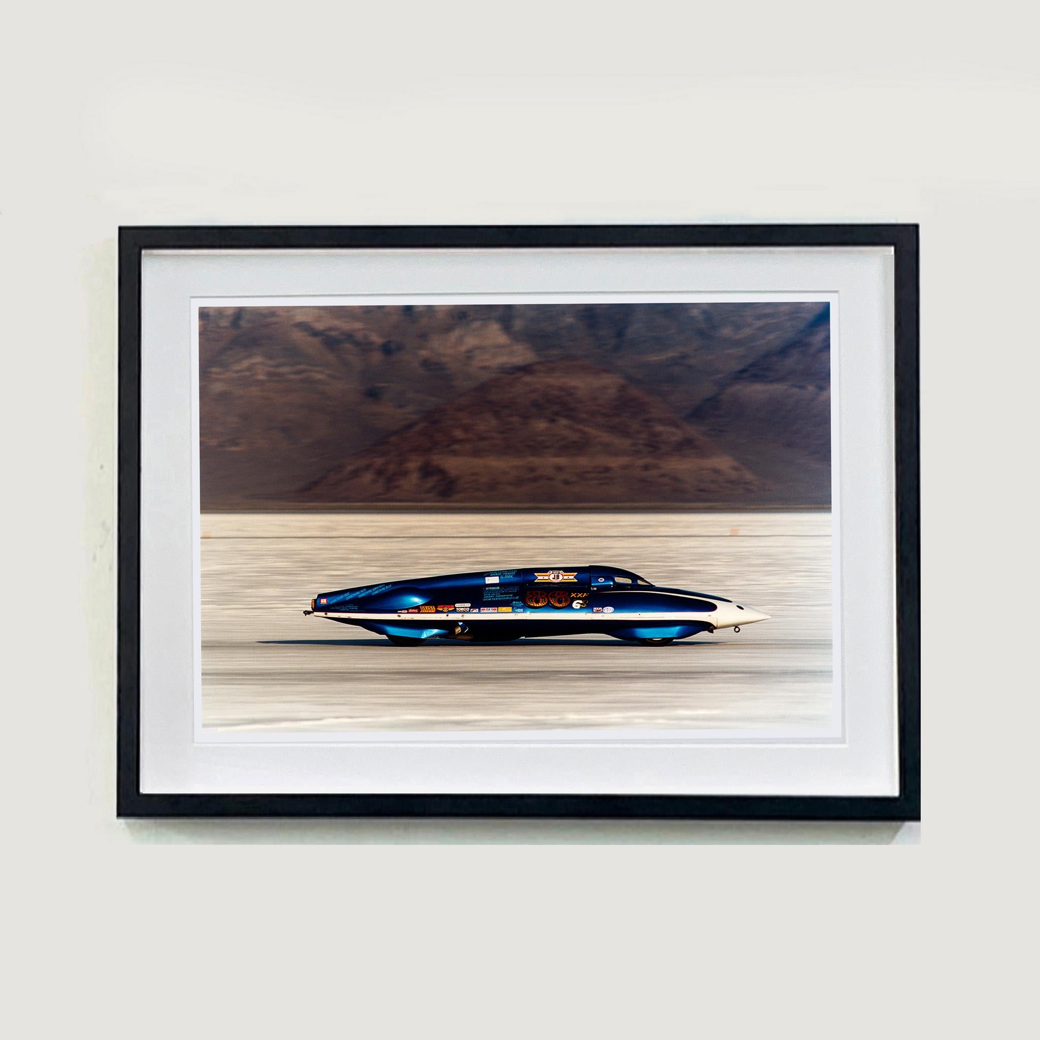 LSR Racing Streamliner, Bonneville, Utah - American Landscape Car Photo - Photograph by Richard Heeps