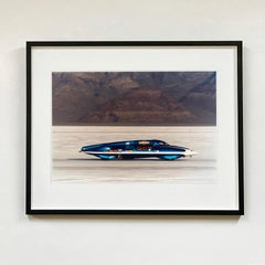 LSR Racing Streamliner, Bonneville, Utah - Car in Landscape Color Photography