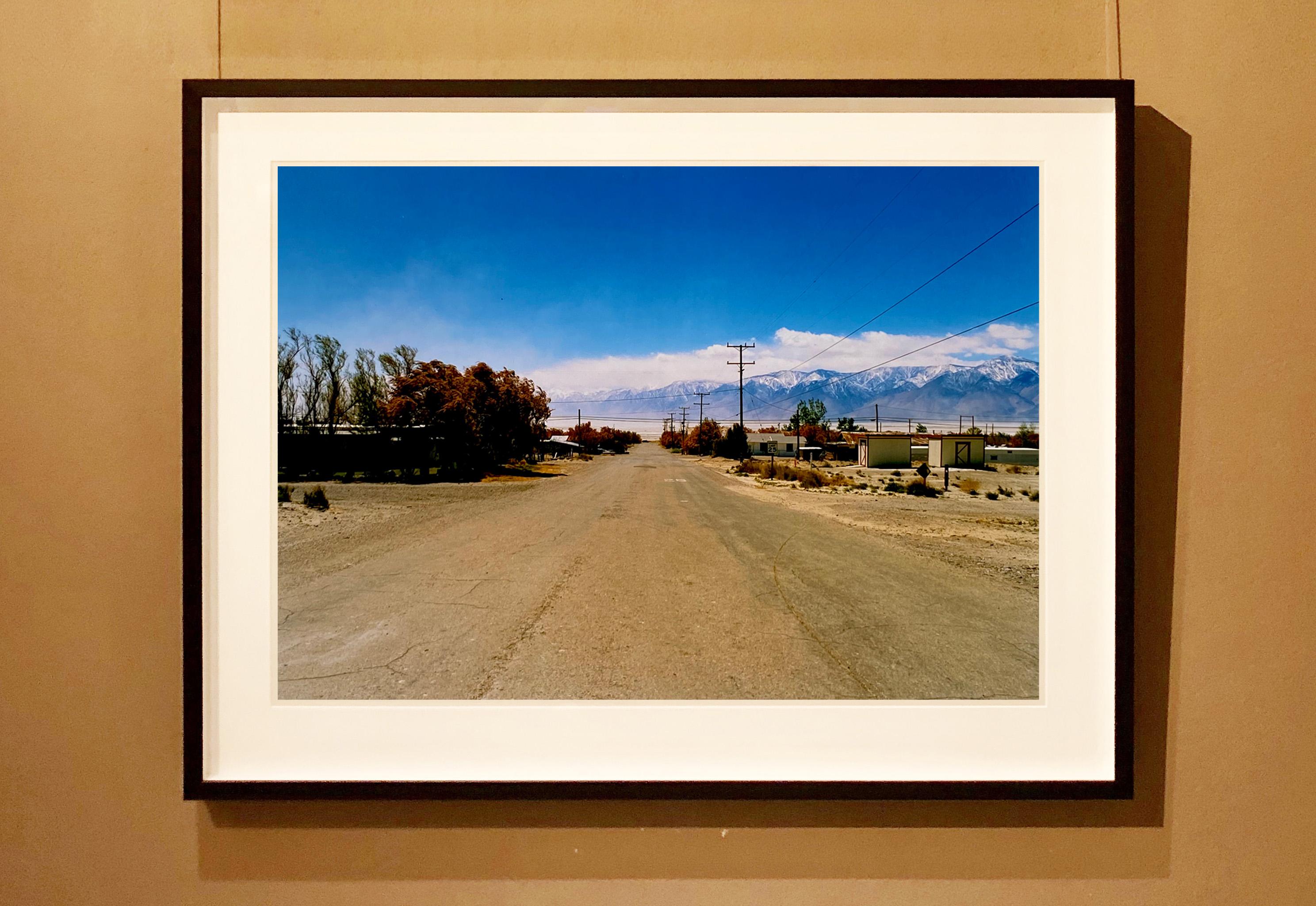 Malone Street, Keeler, California - American Landscape Color Photography - Brown Landscape Photograph by Richard Heeps