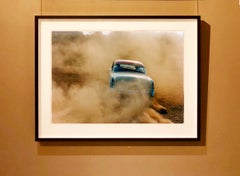 Mercury in the Dust, Hemsby, Norfolk - Car on a beach color photography