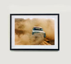 Mercury in the Dust, Hemsby, Norfolk - Car on a beach color photography