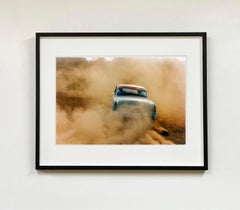 Mercury in the Dust, Hemsby, Norfolk - Car on a beach color photography