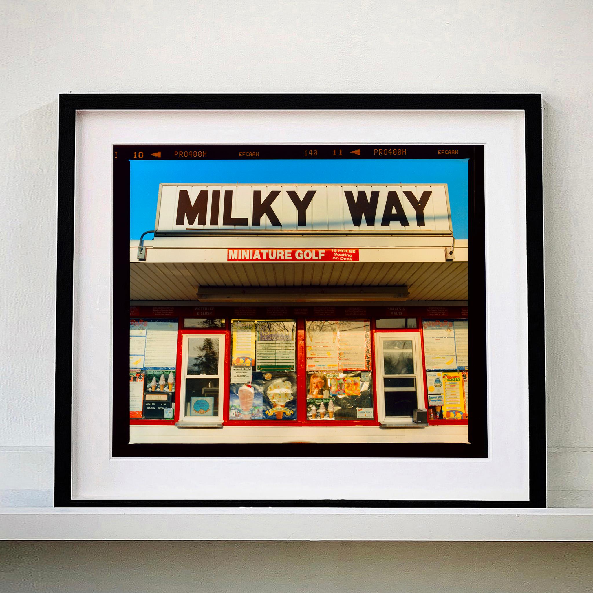 Milky Way, New Jersey - American Color Street Photography - Black Color Photograph by Richard Heeps