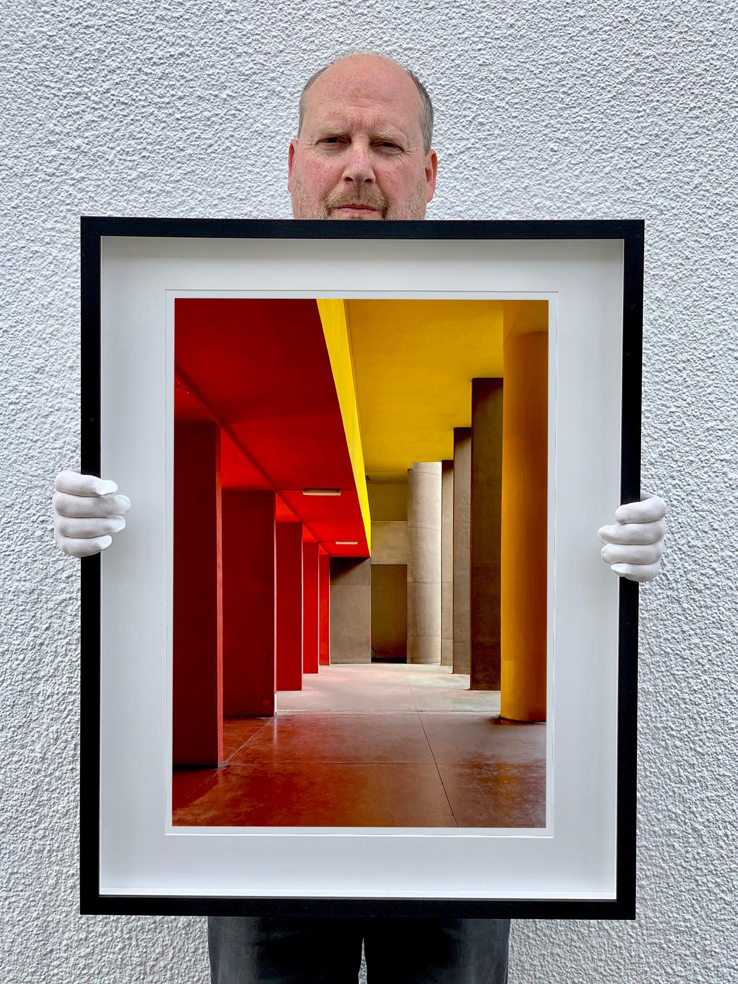 Monte Amiata I and Utopian Foyer IV, Milan - Two Framed Architecture Photographs - Contemporary Print by Richard Heeps