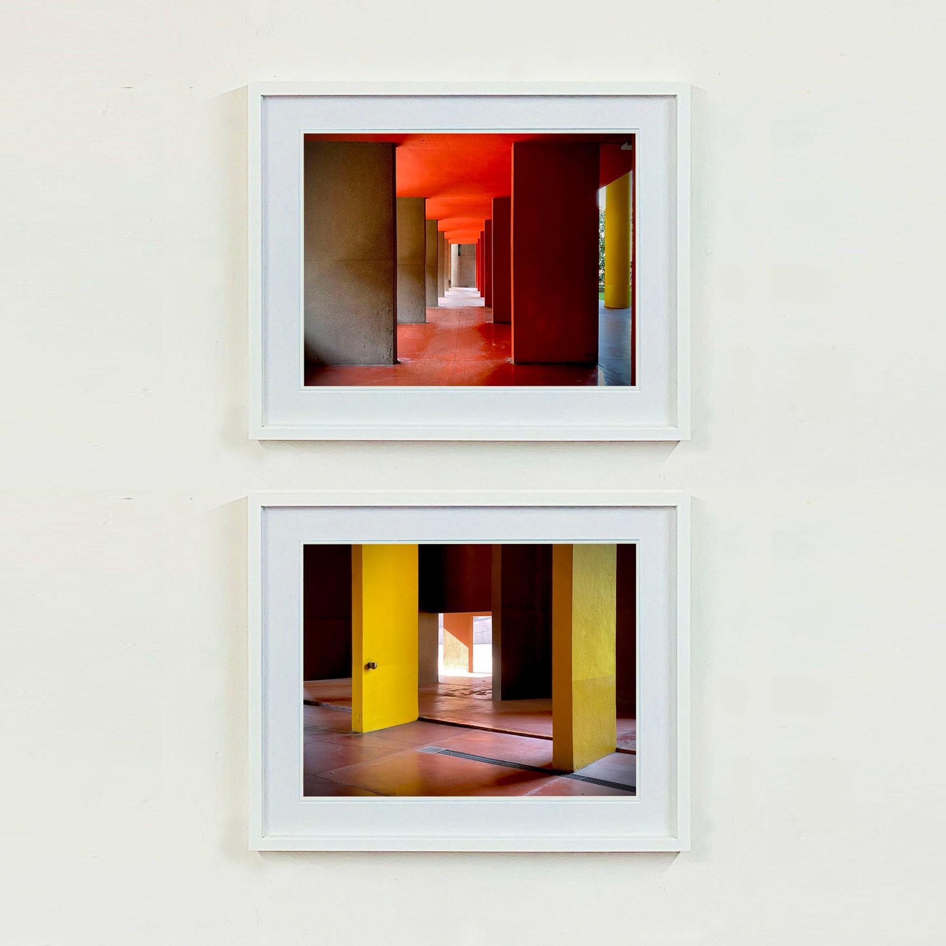 Monte Amiata II, Milan - Color Blocking Architecture Photograph - Contemporary Print by Richard Heeps
