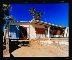 Motel Desert Shores III, mer de Salton, Californie - Photographie couleur américaine