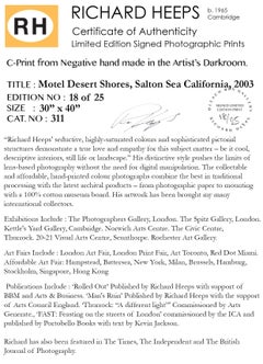 Motel Desert Shores, Salton Sea, California - American Color Photography