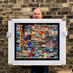 Mother India II, Delhi - India Color Street Photograph of Books