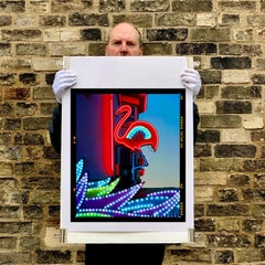 Neon Flamingo, Norfolk - Pop Art Color Photograph