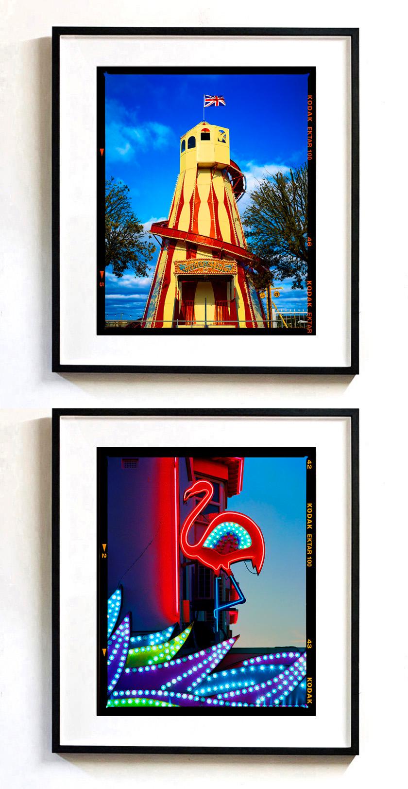 Flamant rose, Norfolk - Photographie couleur Pop Art en vente 4