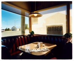 Nicely's  Café, Mono Lake, California - American interior color photography