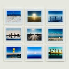 Nine Piece Framed Desert Oasis Installation - American Landscape Color Photo