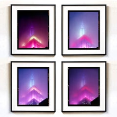 NOMAD, New York - Four Framed Purple Pop Art Photographs