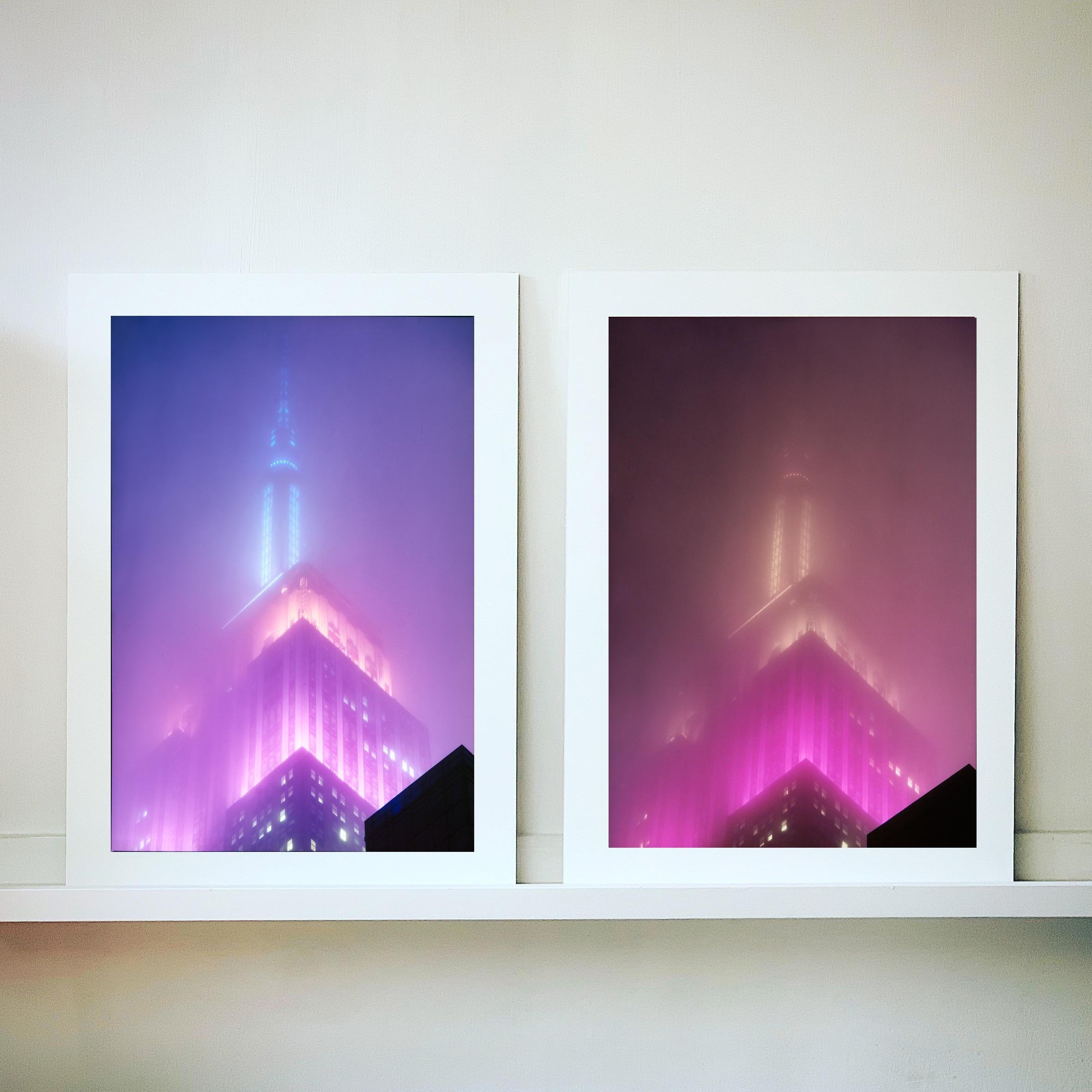 NOMAD VIII, New York - Contemporary architectural color photography - Purple Print by Richard Heeps