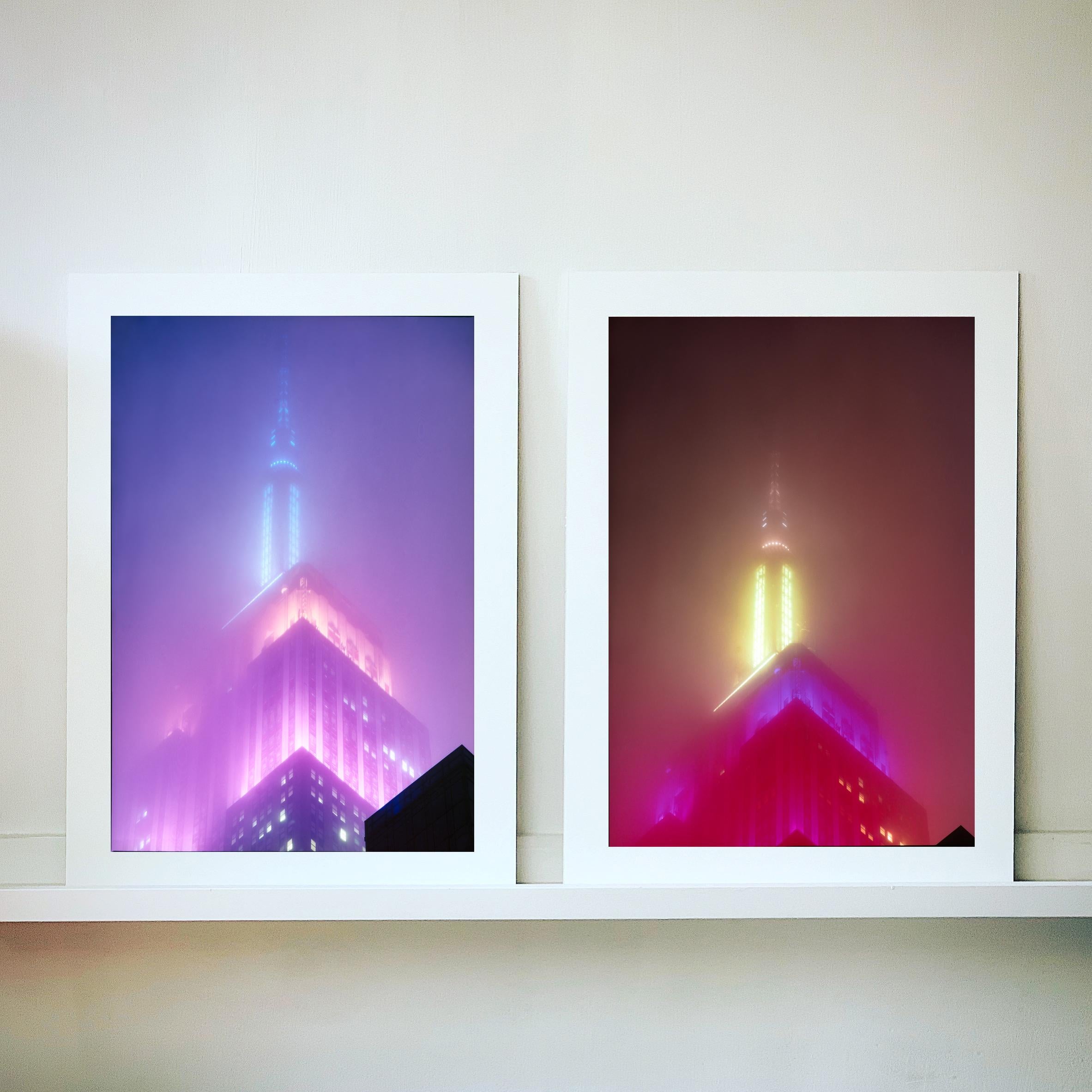 NOMAD VIII, New York - Contemporary architectural color photography - Purple Print by Richard Heeps