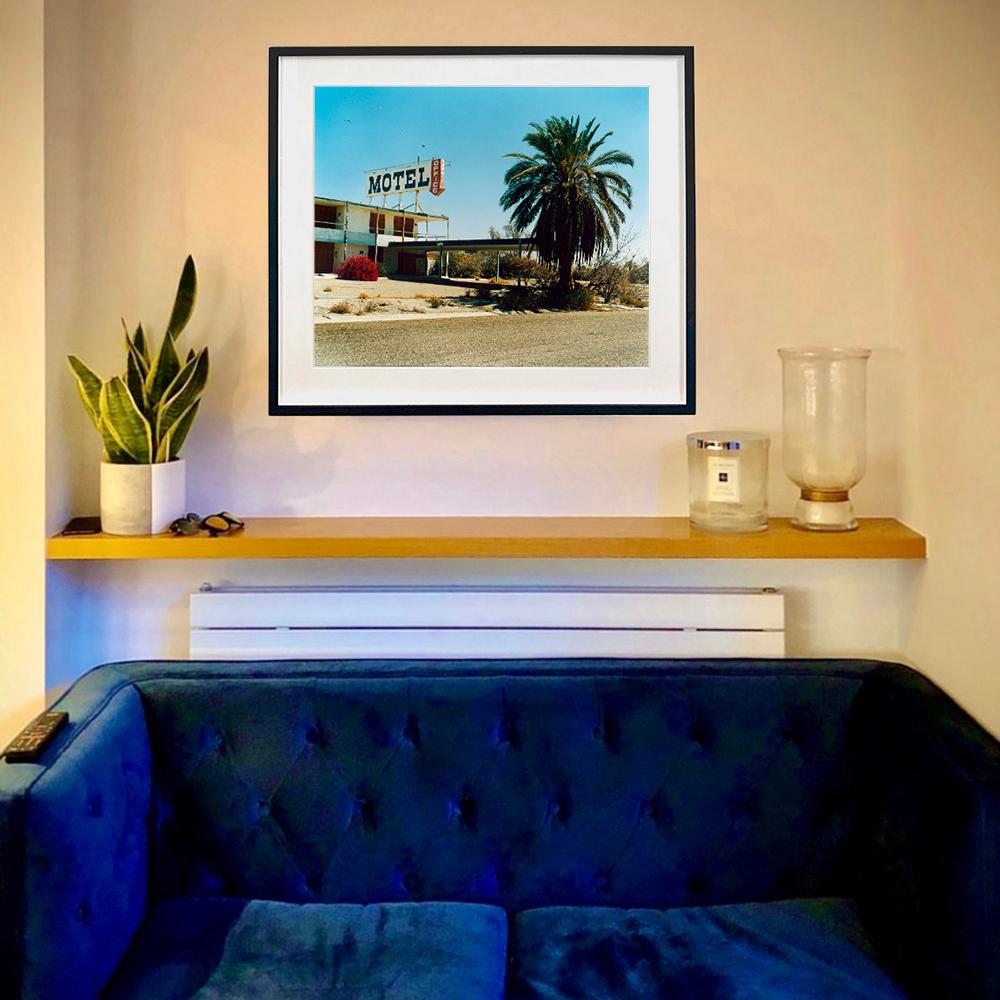 North Shore Motel Office I, Salton Sea California - Color Photography For Sale 1