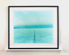 Oil Line, Bonneville, Utah - Blue landscape color photography
