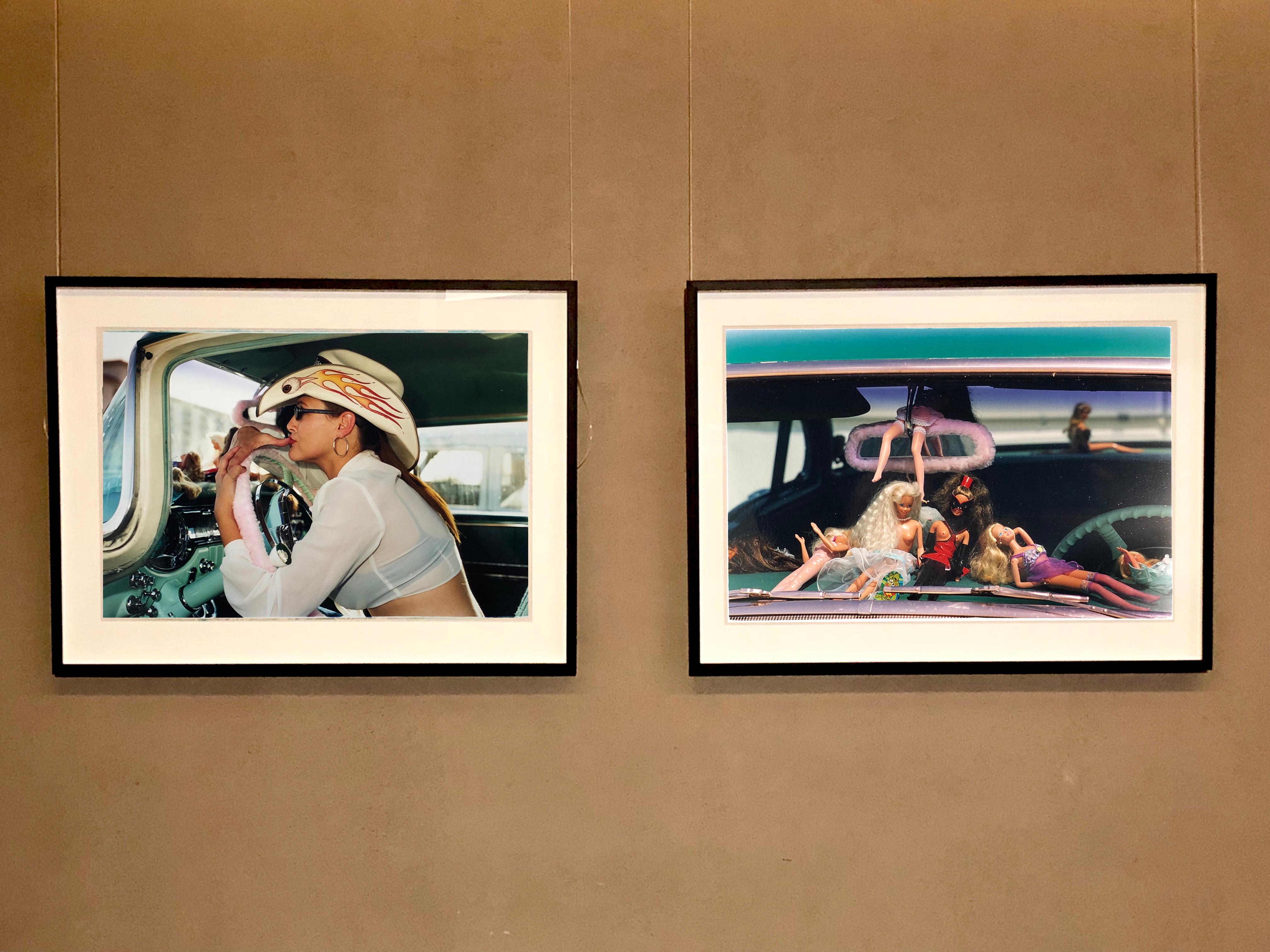 Oldsmobile & Sinful Barbie's, Las Vegas - Contemporary Color Photography For Sale 1