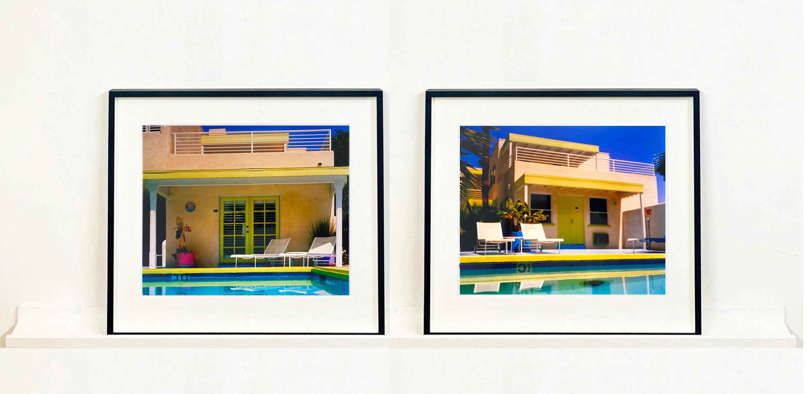 Palm Springs Poolside I, California - American Architecture Color Photography For Sale 1