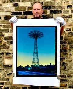 Parachute Jump at Twilight, Coney Island, New York – Ikonische Amerikafotografie