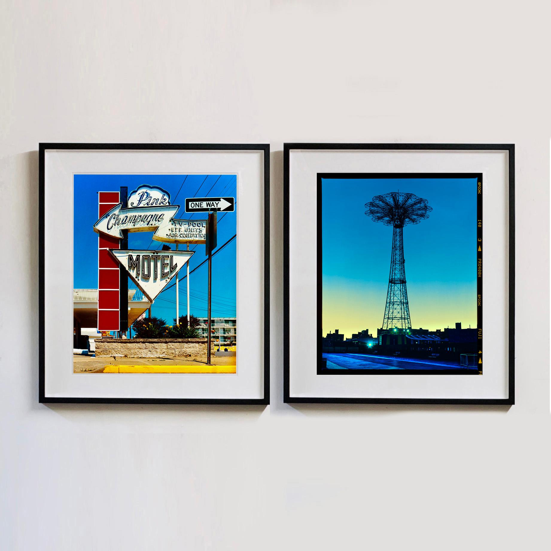 Parachute Jump at Twilight, Coney Island New York - Iconic America Photograph For Sale 3