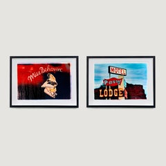 Parry Lodge, Kanab - Americana neon sign contemporary color photography