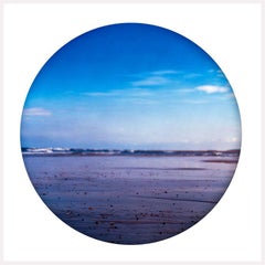 Pebbled Shore, Norfolk - Contemporary, Circle, Waterscape Photography