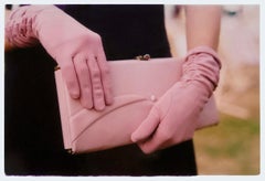 Rosa Handschuhe, Goodwood, Chichester - Feminine Mode, Farbfotografie