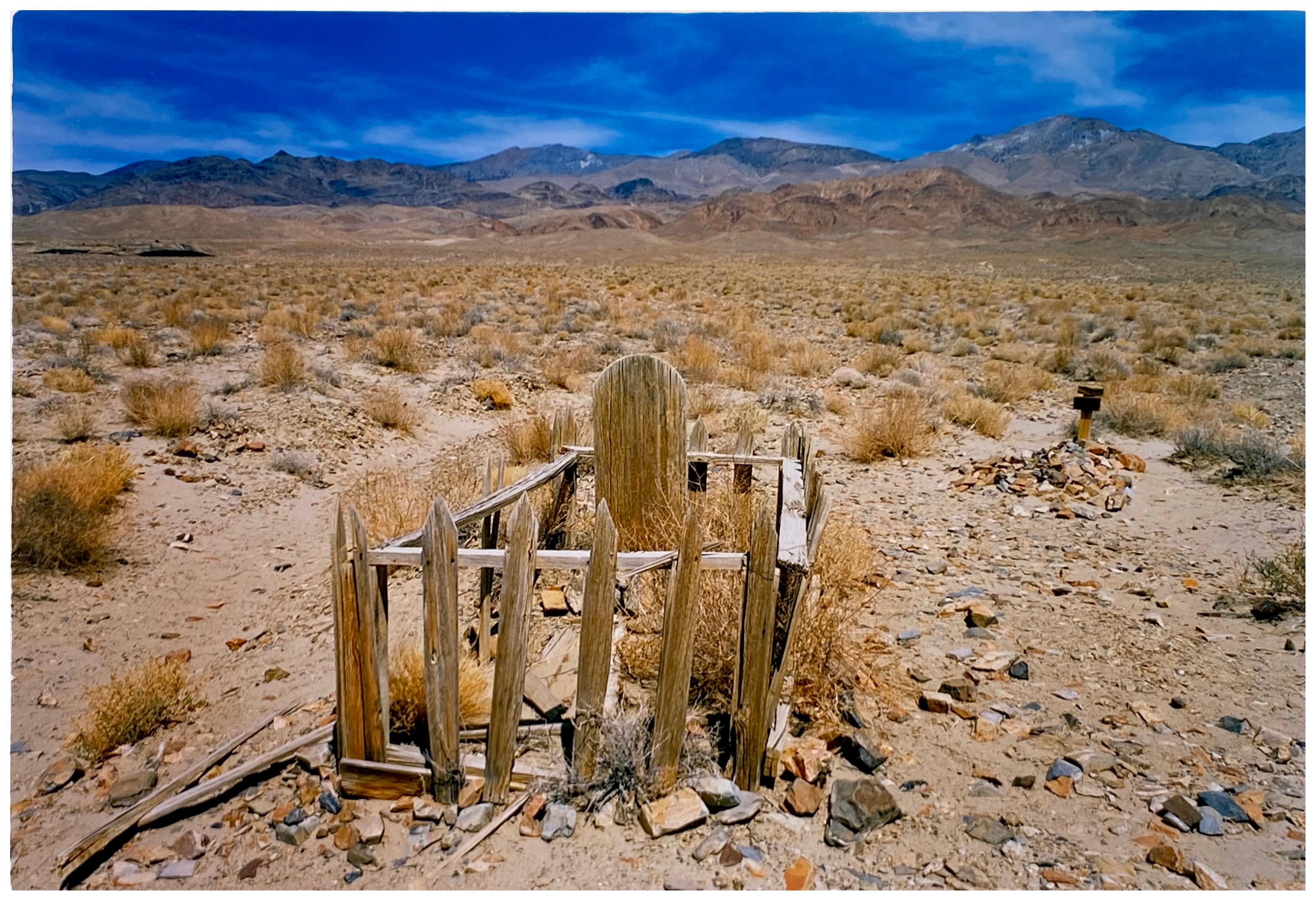 Richard Heeps Landscape Photograph - Pioneer's Grave I, Keeler, Inyo County, California - American Landscape Photo