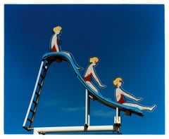 Pool Slide, Las Vegas, Nevada - American pop art color photography