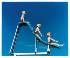 Pool Slide, Las Vegas, Nevada - American pop art color photography