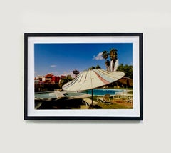 Poolside Parasol, El Morocco Motel, Las Vegas - American Color Photography
