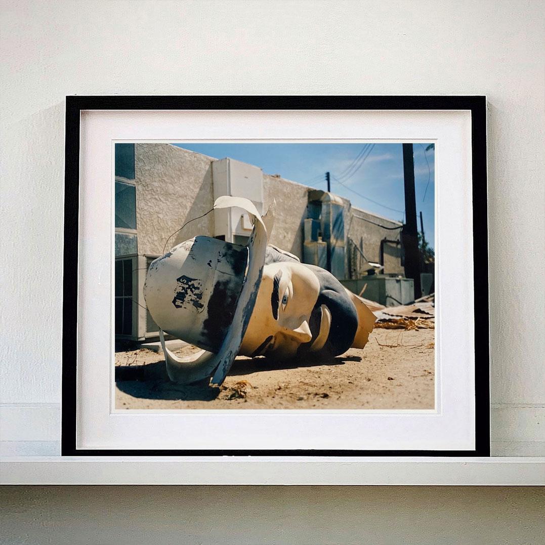 Poor Richard Head, Salton Sea, California - Roadside America Color Photo - Photograph by Richard Heeps