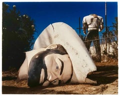 Poor Richard Head & Torso, Salton Sea, California - Roadside America Color Photo