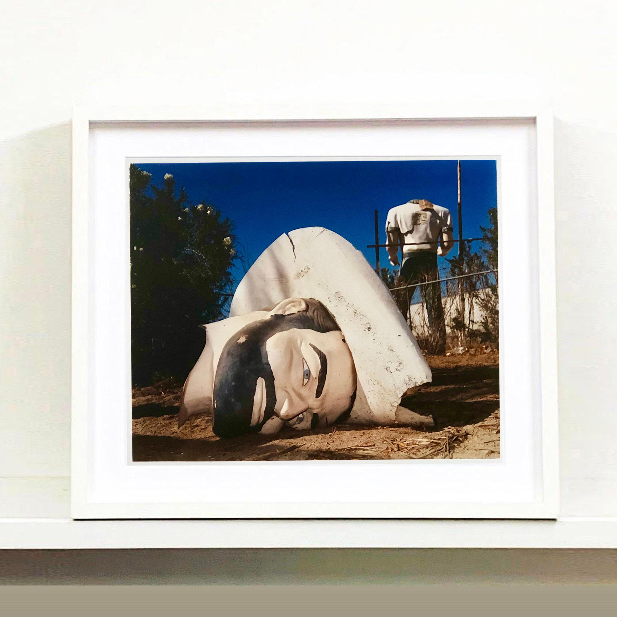 Poor Richard Heads, American Cowboy, Muffler Men - Pop Art Color Photography For Sale 3