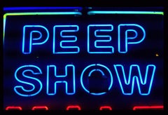 Peep Show, New York - Neon Color Street Photography