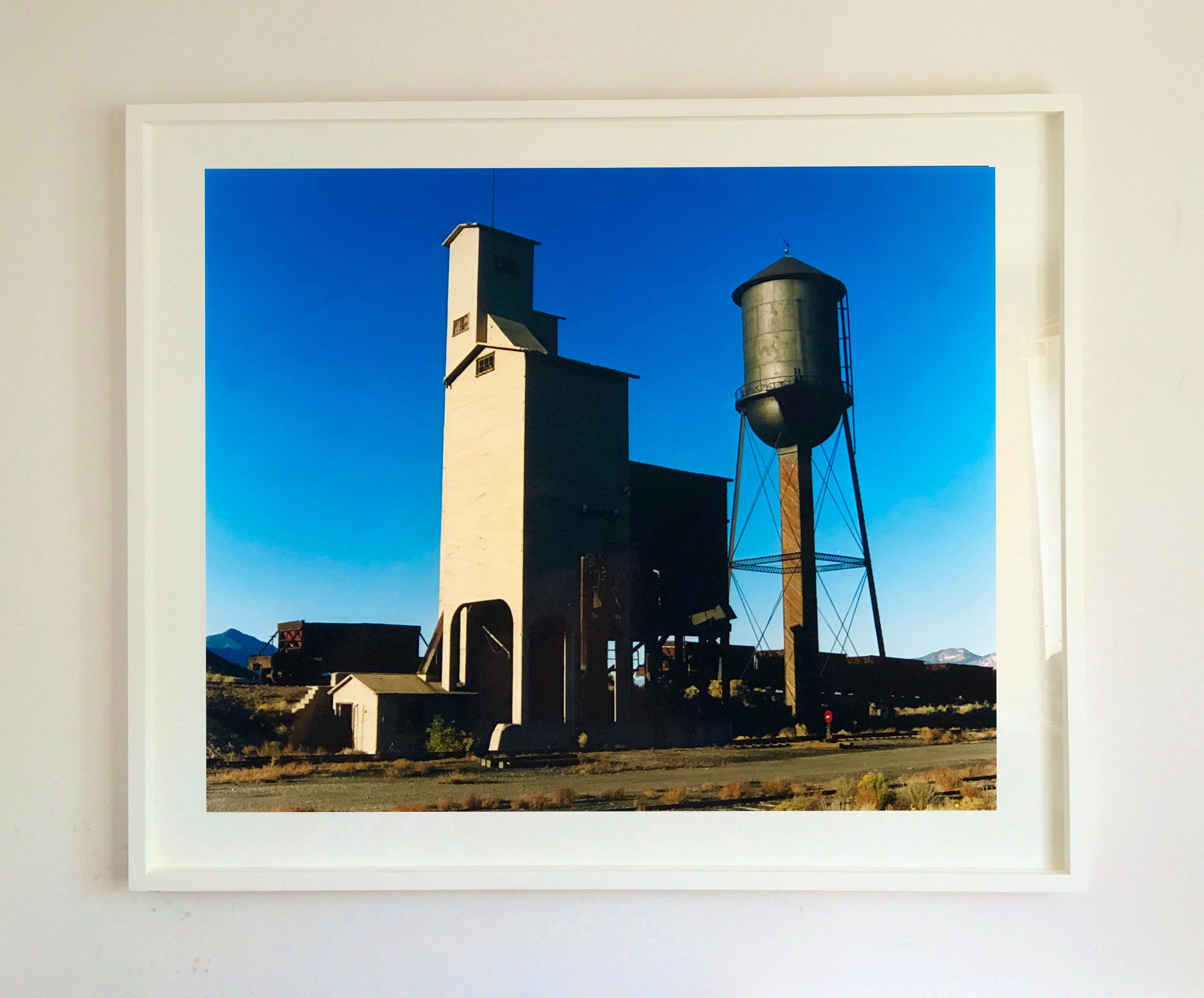 'Railroad Depot', from Richard Heeps series taking its title from Neil Young's song 'After the Gold Rush'. It captures former American Mining Towns he visited on his journey from Las Vegas to Bonneville. Stopping in Wendover, Utah, he created