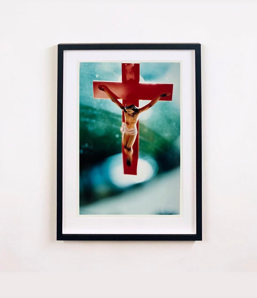 Red Cross, Bisley, Surrey - Religious icon, Color, Photography - Print by Richard Heeps
