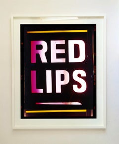 Red Lips, Kowloon, Hong Kong - Pop art color photography