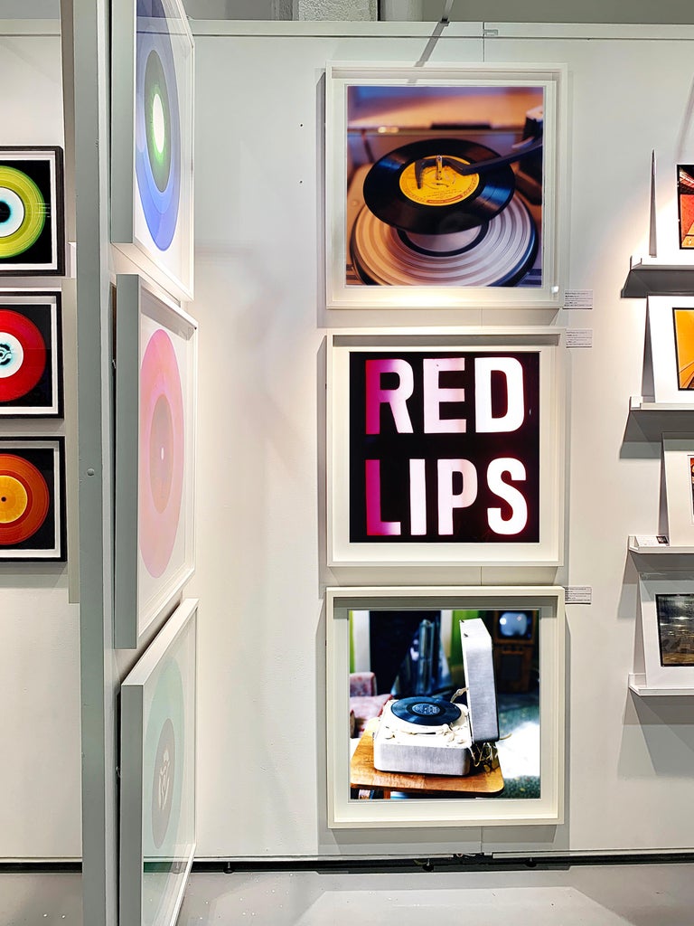Richard Heeps Red Lips, Kowloon, Hong Kong Typography Pop Art Color