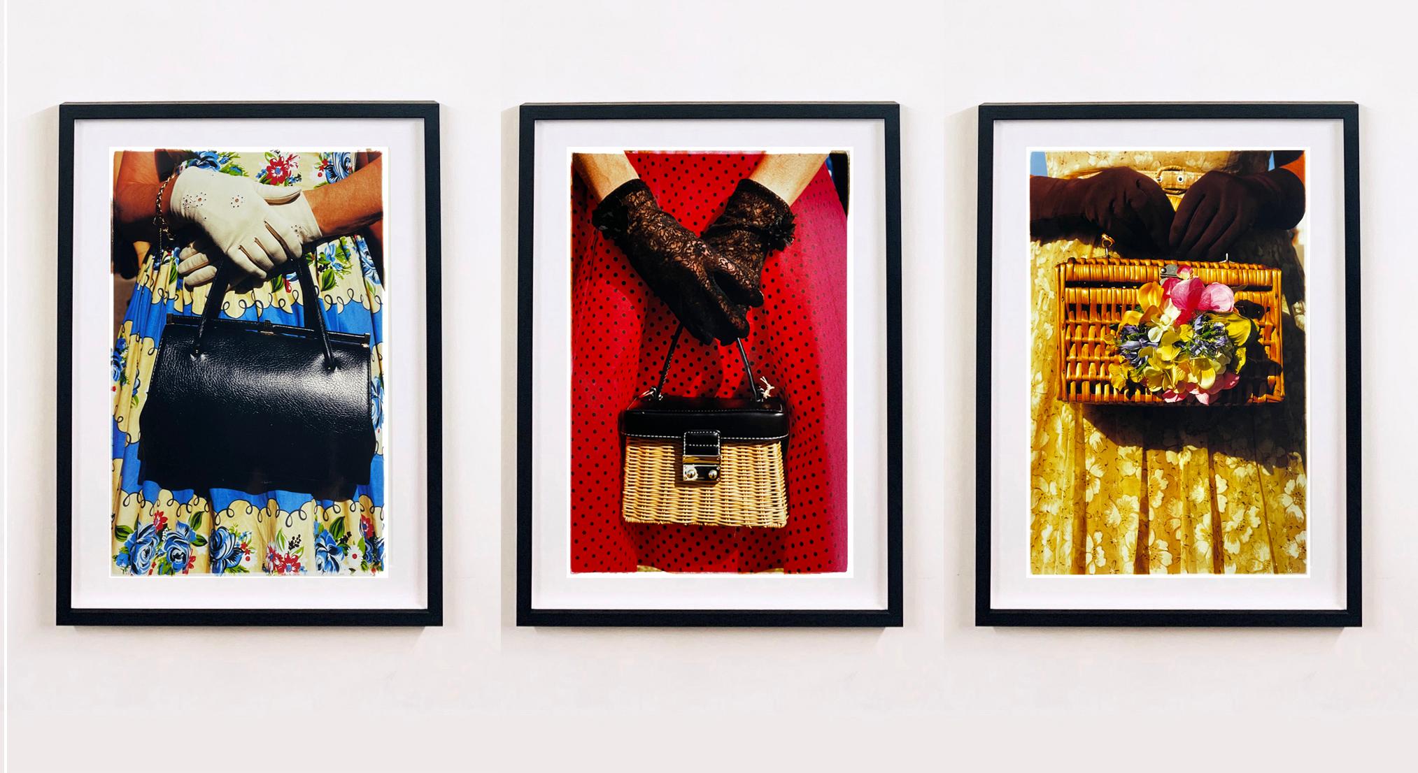 Robe à pois rouges, style néo-gothique Goodwood, photographie de mode vintage en vente 1
