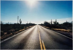 Road to Gunsight, Highway 86 Arizona - Landscape Color Photography